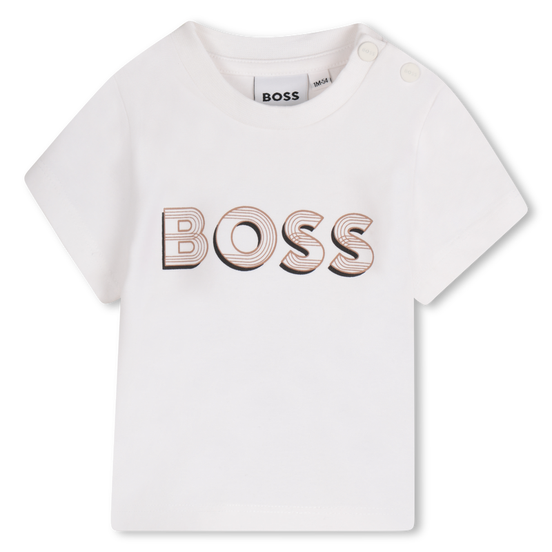 T-shirt com log&oacute;tipo estampado BOSS 
                        BOY