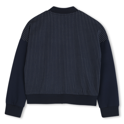 Cardig&atilde; com fecho e bolsos BOSS GIRL