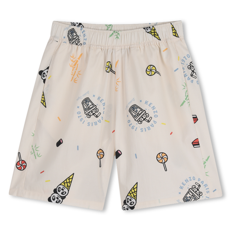 CAL&Ccedil;&Otilde;ES POPLIN BERMUDA KENZO KIDS 
                        BOY