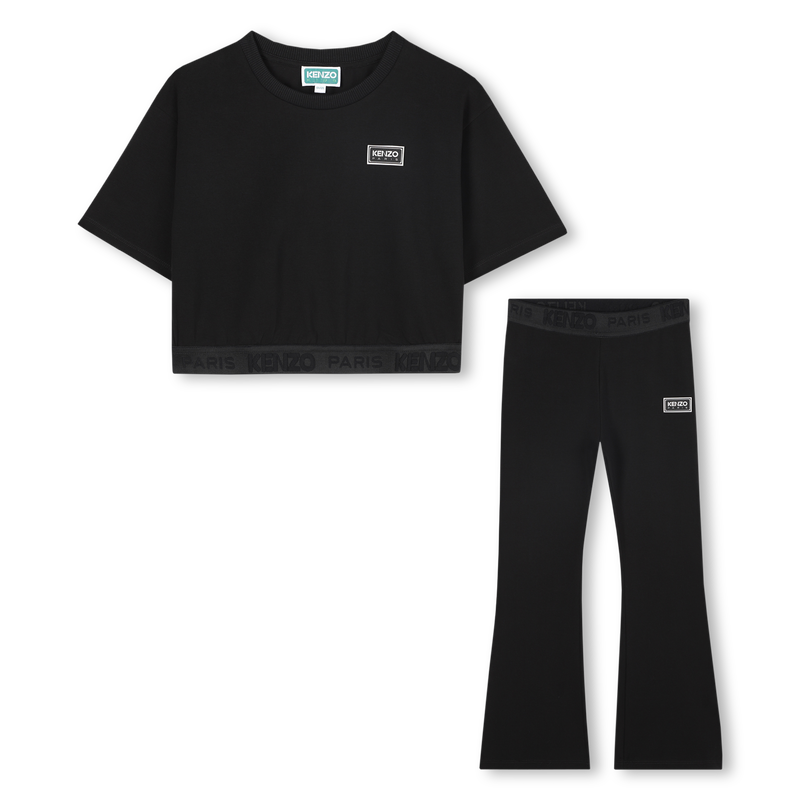 Conjunto de camiseta e calça KENZO KIDS 
                    GIRL