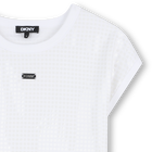 Vestido com lantejoulas DKNY 
                    GIRL