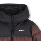 Casaco acolchoado com capuz HUGO 
                    BOY