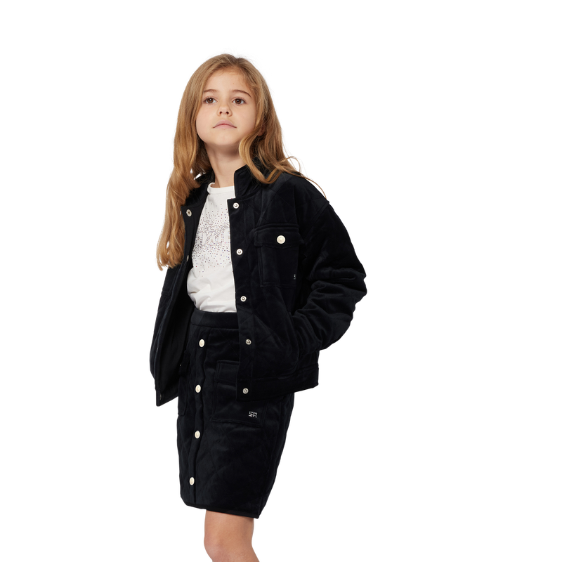 Saia de veludo SONIA RYKIEL 
                    GIRL
