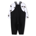 Conjunto de macac&atilde;o e camiseta KARL LAGERFELD KIDS 
                    BOY