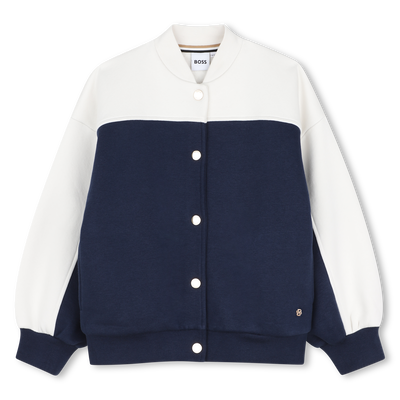 Cardigan em moletom BOSS MENINA