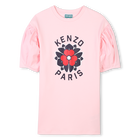 Vestido direito mangas tufadas KENZO KIDS 
                    GIRL