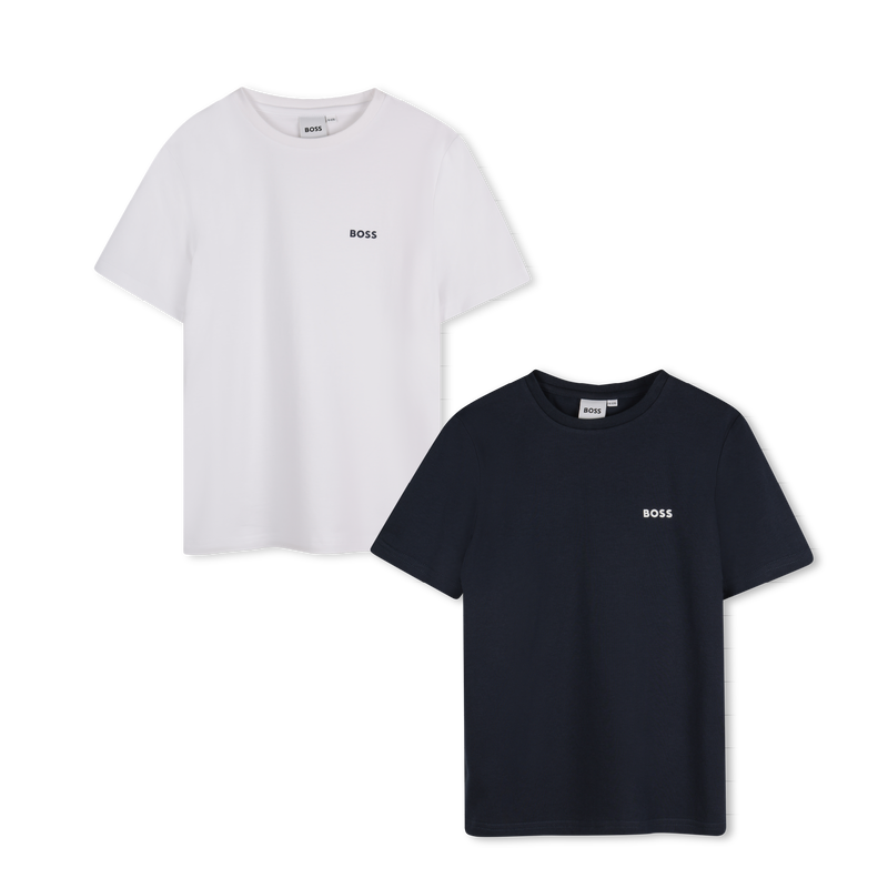 Set of 2 cotton T-shirts BOSS 
                    BOY