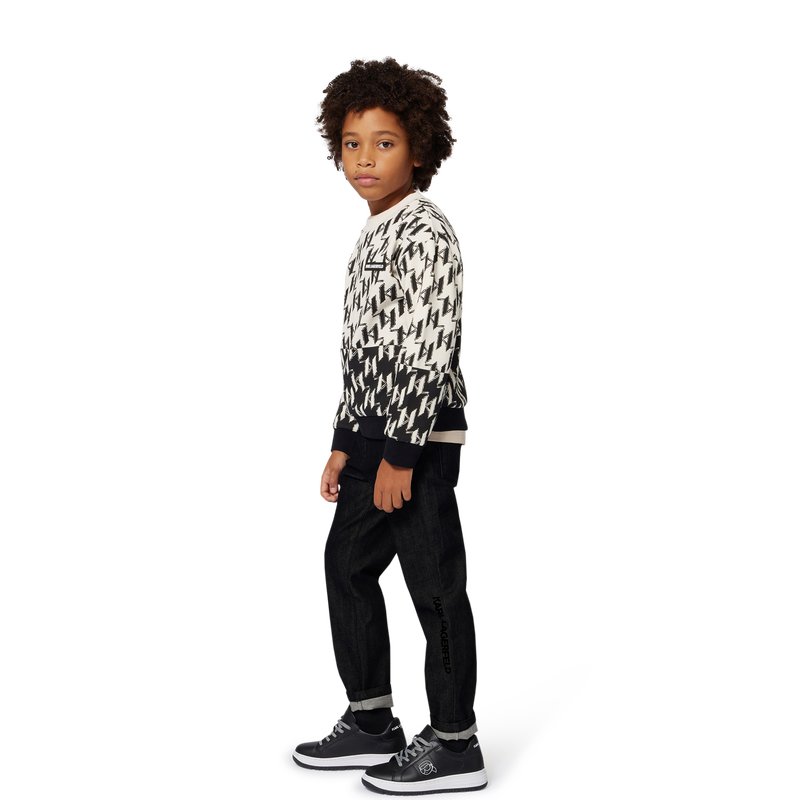 Tênis de cano baixo com cadarço KARL LAGERFELD KIDS 
                    UNISEX