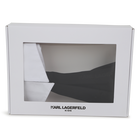 Gravata em tons dois KARL LAGERFELD KIDS 
                    MENINA