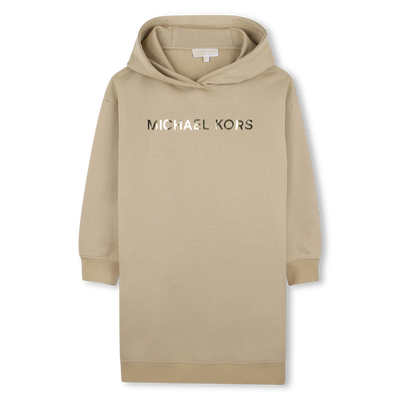 Vestido com capuz de lã MICHAEL KORS GIRL