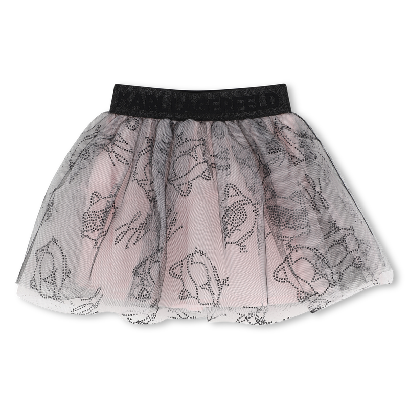 Conjunto de moletom e saia KARL LAGERFELD KIDS 
                        MENINA