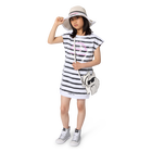 Vestido de manga curta KARL LAGERFELD KIDS 
                    MENINA