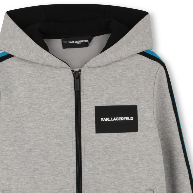 CAPUZ ZIP-UP KARL LAGERFELD KIDS 
                        BOY