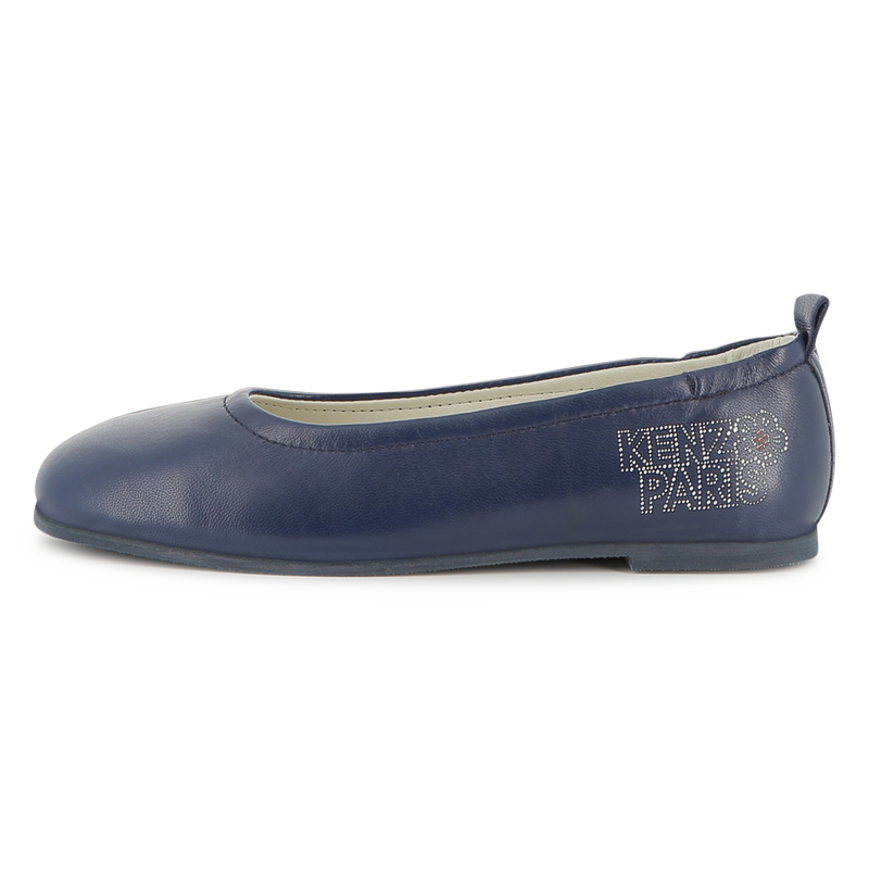 Bailarina de couro de cabra KENZO KIDS 
                        GIRL