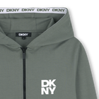 Cardigan com capuz DKNY 
                    BOY