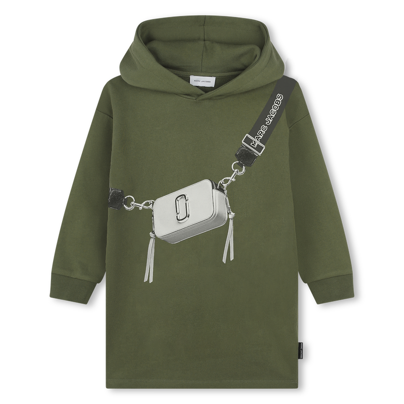 Vestido com capuz MARC JACOBS 
                        GIRL