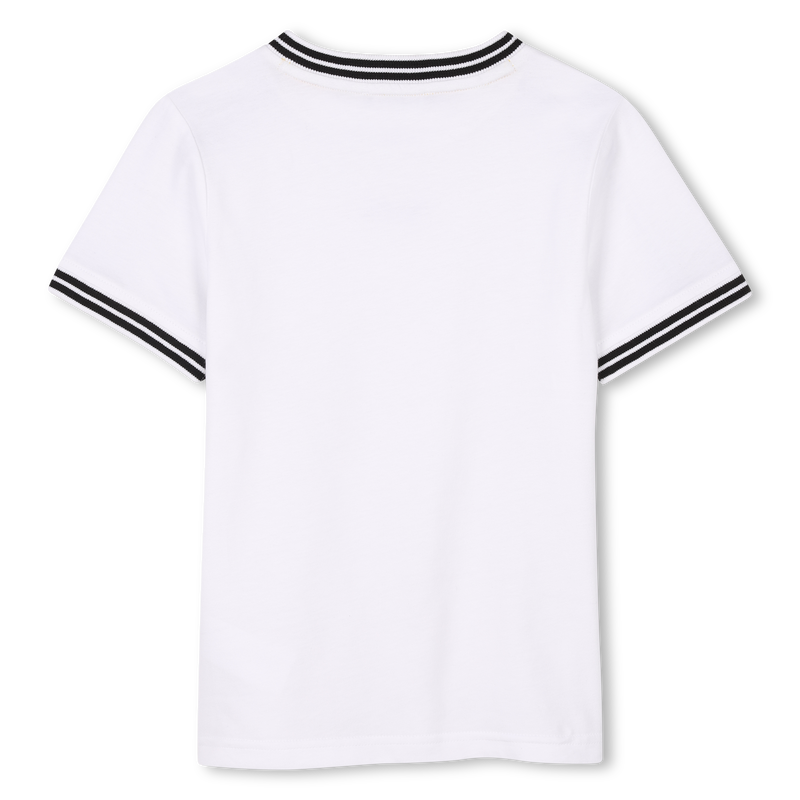 T-shirt com riscas coloridas DKNY 
                        UNISEX
