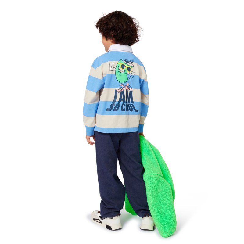 Polo de manga comprida às riscas BILLIEBLUSH 
                    BOY