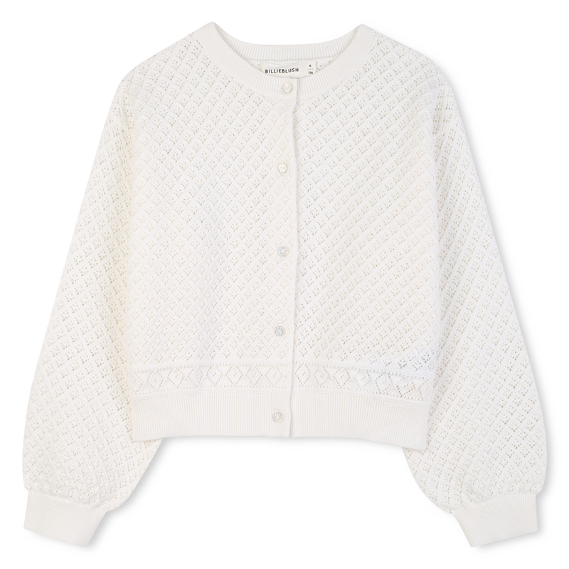 OPENWORK TRICOT CARDIGAN BILLIEBLUSH 
                        GIRL