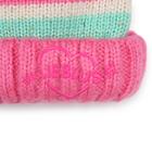 Gorro &agrave;s riscas com pompom BILLIEBLUSH 
                    GIRL