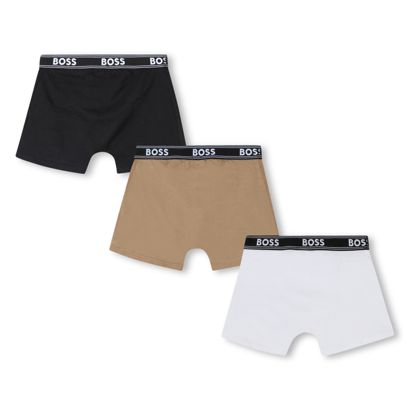 Pack de 3 cuecas boxer jersey BOSS 
                        BOY