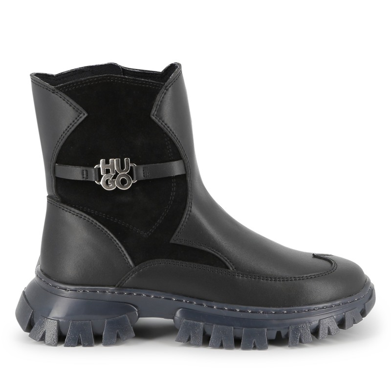 Botins com fecho de correr HUGO 
                        GIRL