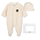 Conjunto de pijama e touca BOSS 
                    MENINO