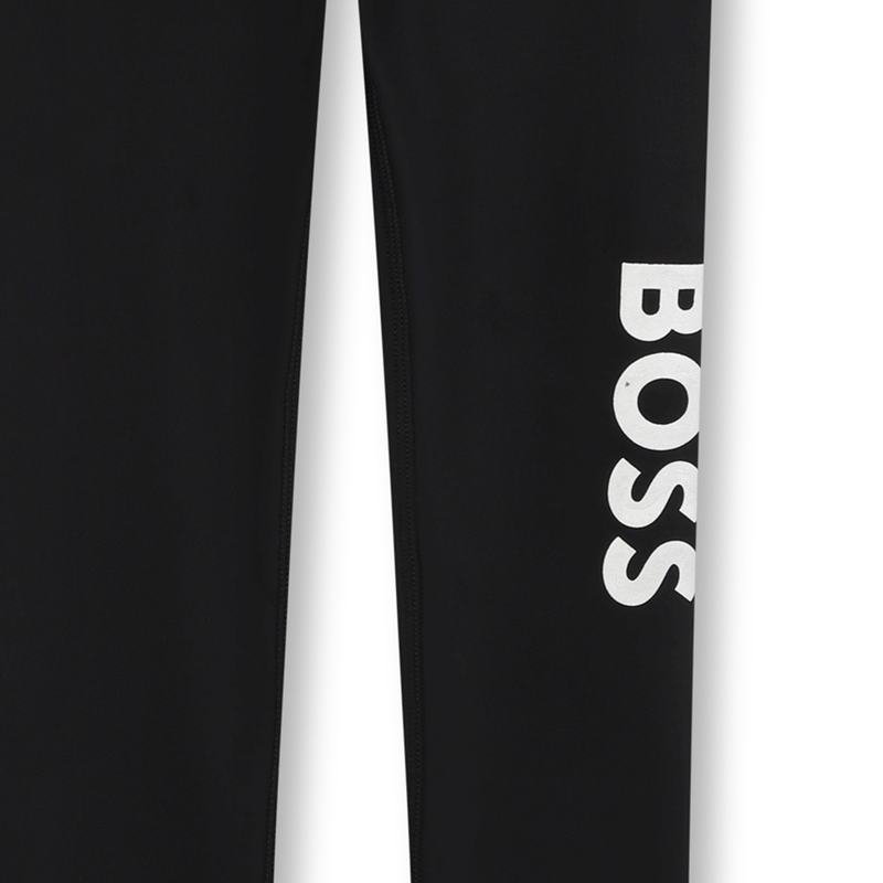 Leggings com flocagem BOSS 
                    GIRL