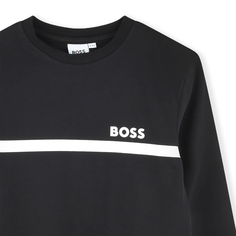 T-SHIRT DE MANGA COMPRIDA BOSS 
                        BOY