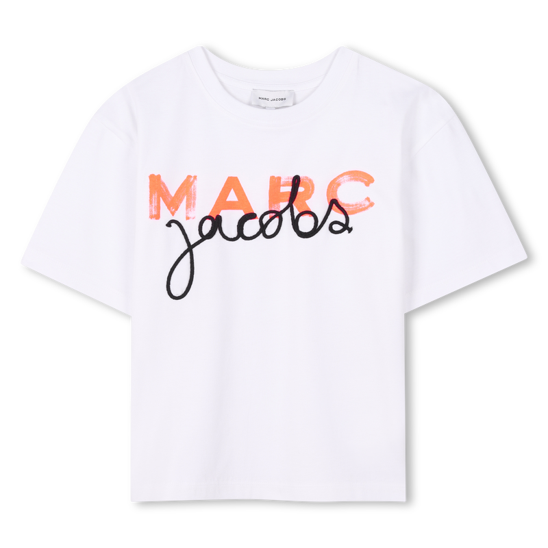 T-shirt algod&atilde;o gola redonda MARC JACOBS 
                        BOY