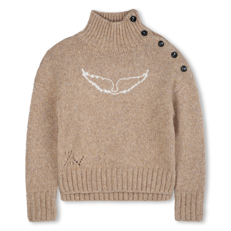 Camisola de malha com gola alta ZADIG & VOLTAIRE 
                    GIRL