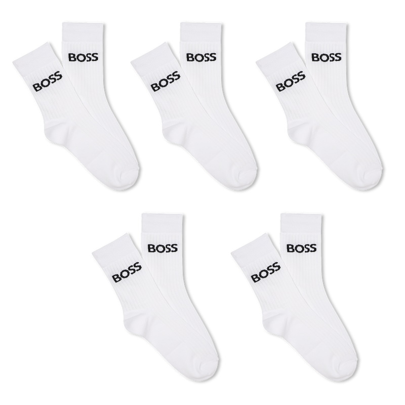 Lote de 5 pares de meias BOSS 
                    BOY
