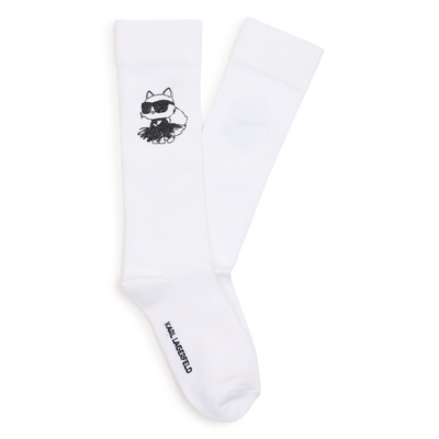 Meias de cano m&eacute;dio KARL LAGERFELD KIDS GIRL
