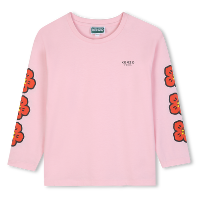 Camiseta de manga longa KENZO KIDS GIRL