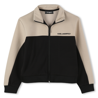 Cardigã bicolor KARL LAGERFELD KIDS BOY