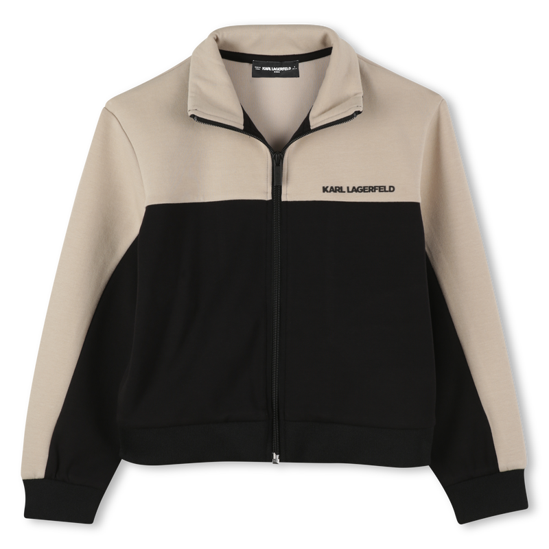 Cardigã bicolor KARL LAGERFELD KIDS 
                    BOY