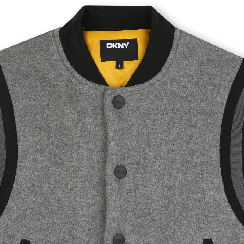 Jaqueta de tecido de lã DKNY 
                    UNISEX