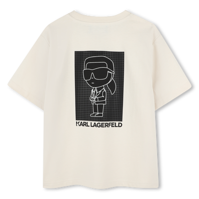 T-shirt de manga curta KARL LAGERFELD KIDS BOY