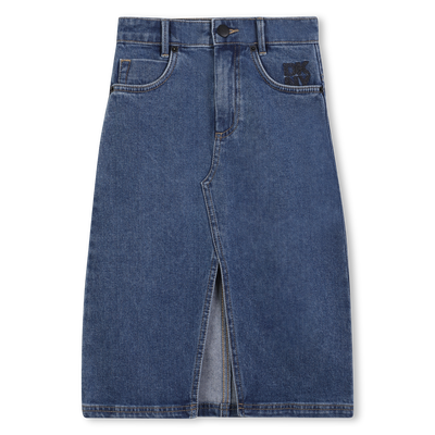 Saia midi reta DKNY GIRL