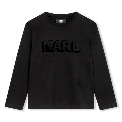 T-shirt de mangas compridas KARL LAGERFELD KIDS BOY