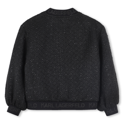 Jaqueta de poliéster KARL LAGERFELD KIDS GIRL