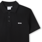 Polo de algod&atilde;o com log&oacute;tipo BOSS 
                    BOY