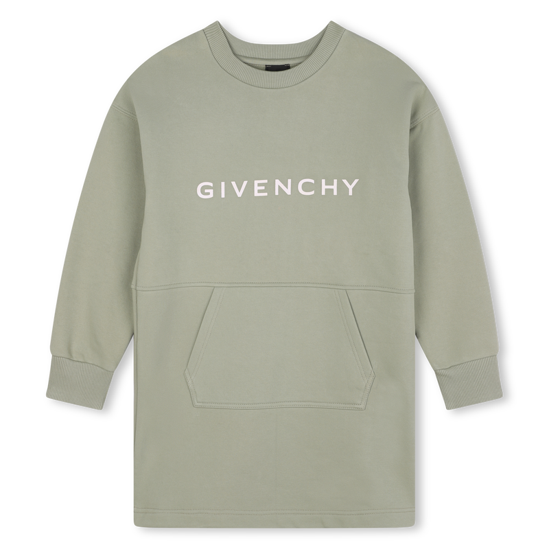 Vestido direito de moletão GIVENCHY 
                    GIRL