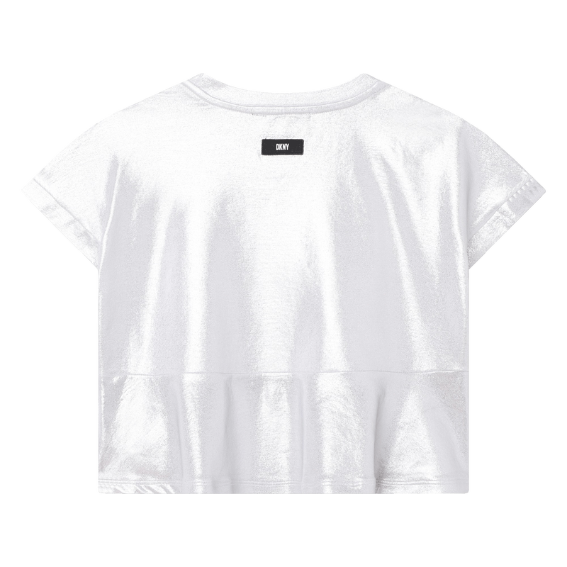 Metallic party T-shirt DKNY 
                    GIRL