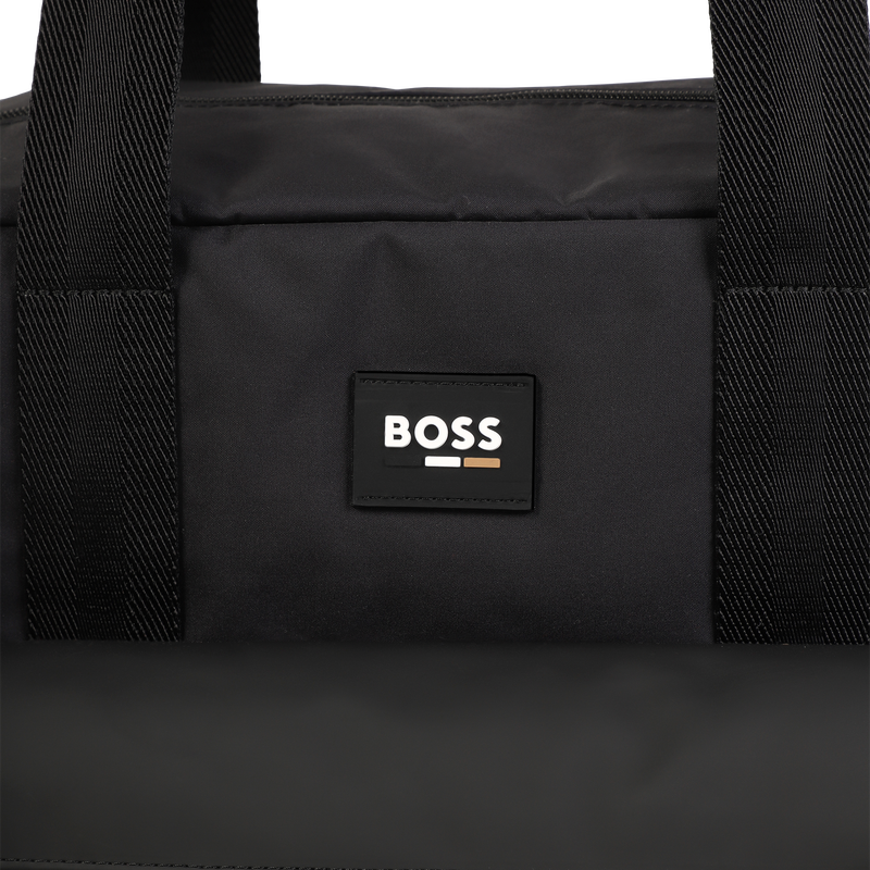 Saco muda-fraldas estampado BOSS 
                        UNISEX