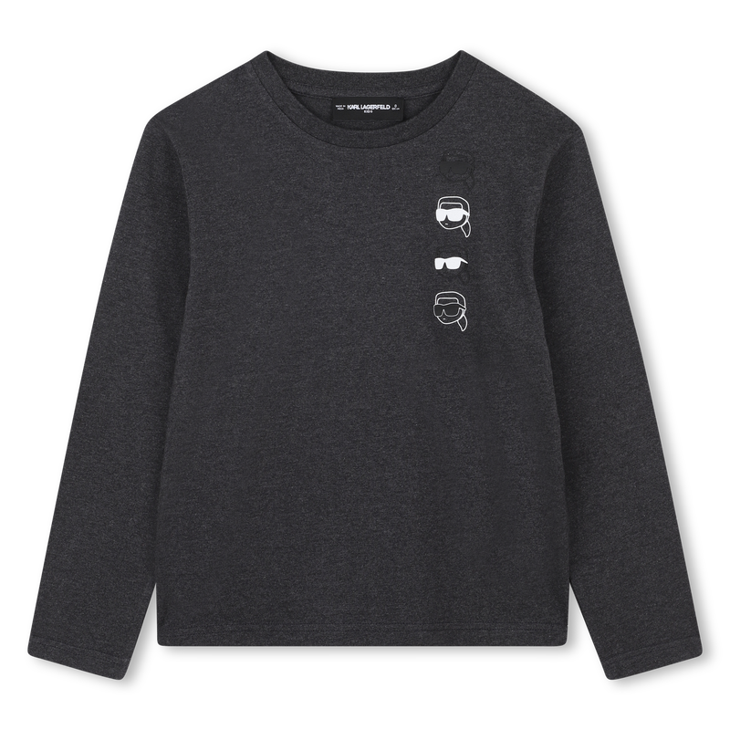 Camiseta de manga comprida KARL LAGERFELD KIDS 
                        BOY