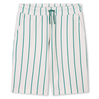 Striped Cotton Bermudas KENZO KIDS BOY