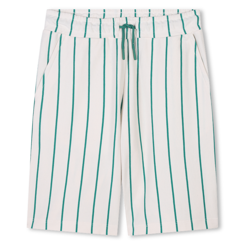 Striped cotton Bermuda shorts KENZO KIDS 
                    BOY