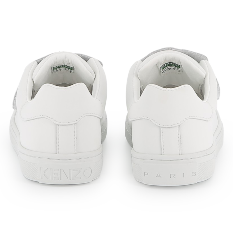 Sapatilhas de pele com velcro