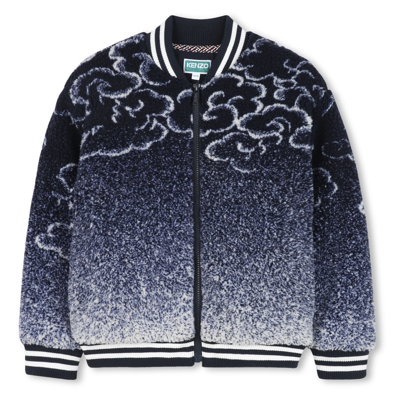 Casaco polar fofo KENZO KIDS 
                    UNISEX